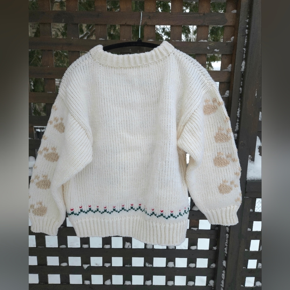 Vintage Knit Teddy Sweater - Picture 7 of 9